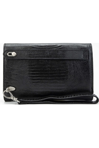 Tamer Tanca Erkek Hakiki Deri Siyah El Çantası 898 328 Erk Canta Sk23/24 Sıyah Lzr Siyah