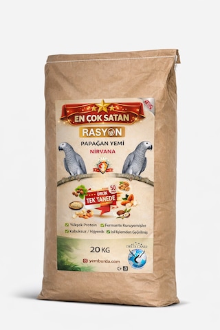 Rasyon Nirvana Papağan Yemi 20 Kg