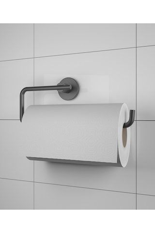 Ömür Boyu Paslanmaz Solo Havluluk Ve Havlu Askılığı Siyah N-009