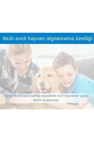 Akıllı Ev Ve İş Yeri Alarm Sistemleri Anti-pet Destekli Kablosuz Pır Hareket Sensörü Tek Başına Çalışmaz Ala
