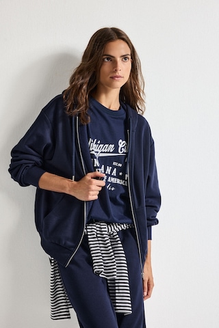 Defacto Relax Fıt Kapüşonlu Basıc Düz Kalın Sweatshirt Kumaşı Hırka C1809ax26wnnv251 Lacivert-nv251