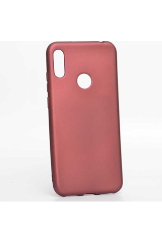 Huawei Honor 8a Kılıf Zore Premier Silikon Kapak Mürdüm