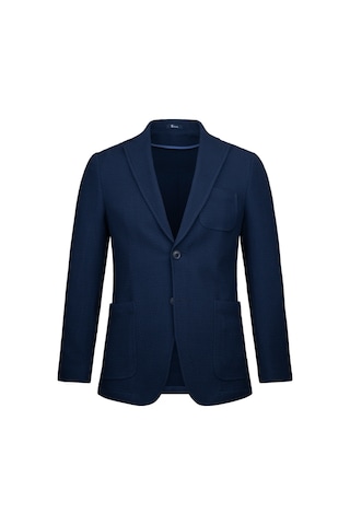 Hatemoğlu Lacivert Slim Fit Mono Yaka Klasik Ceket 33138 Lacivert