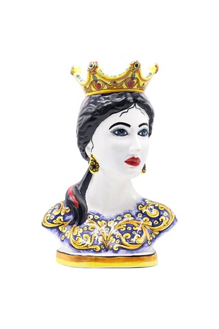 Moor Dekoratif Kraliçe Büst Heykel