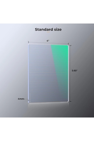K&f Nano-x Mavi Çizgi 4x5.65 Filtre Tilta Ve Smallrig Ve Diğer Matbox İle Uyumlu 4mm Hd Optik Cam