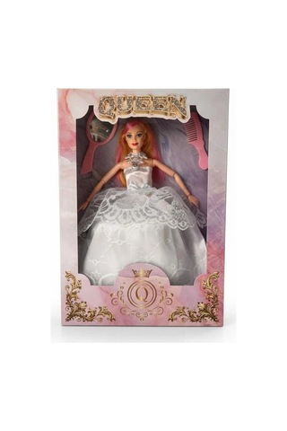 Que-107 Kutu.gen.gelinlik.aksesuar.queen Bebek Oyuncak Bebek