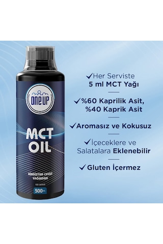 One Up Mct Oil Aromasız 500 ML