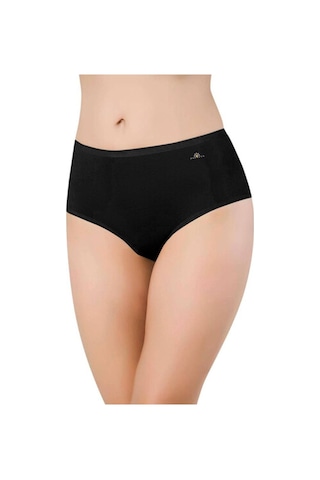 Papatya Kadın 6 Lı Paket Siyah Modal Yüksek Bel Slip Külot 6gg1851 Siyah