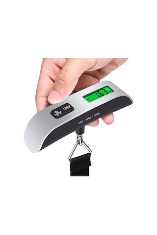 Pratik Bagaj Valiz Ağırlık Ölçme Tartısı Çanta Kilo Terazisi