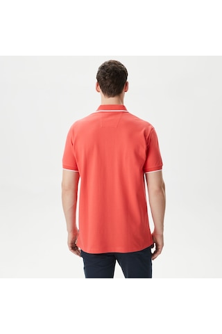 Nautica Erkek Kırmızı Classic Fit Kısa Kollu Polo Düz K45305t Kırmızı