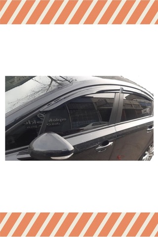 Peugeot 508 2010-2018 Modellerine Özel 4'lü Mügen Tip Cam Rüzgarlığı