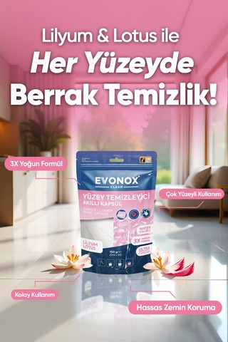 Clean Yüzey Temizleyici Akıllı Kapsül Lilyum&lotus Kokulu Tekli