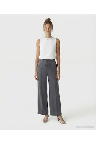 Yargıcı Wide Leg Normal Bel Pantolon 26ykpn3084p 059 Antrasit