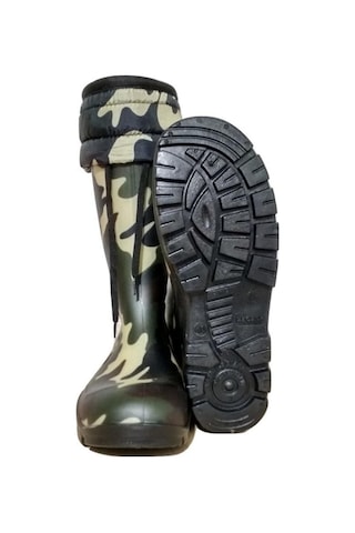 Avcı Çizmesi İçi Termal Kürklü Uzun Boy 39 Cm. Reçber