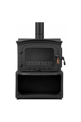 Flame Stove Fs-032ykst Altara Lux Döküm Soba Yüksek Verimli Odun & Kömür Isıtıcı Çift Yanmalı