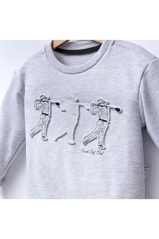 Overdo Kids Ovd Erkek 5-8 Yaş Baskılı Sweat Çok Renkli