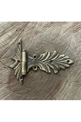 Antik Kuyruklu Menteşe Pirinç Ahşap Pencere Kapı Menteşesi 16cm Sol