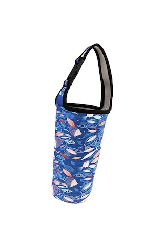 Homyl Bardak Taşıyıcı Tutucu Kılıfı 30 Oz Vakum Balık Balık