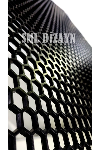 Bal Peteği Tampon Izgara. Bodykit Izgara 130X50 Cm Kalın Plastik