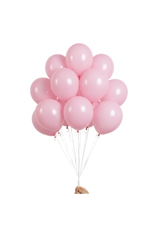 Pastel Balon 11 İnc 28 Cm Doğum Günü Parti Malzemeleri 10 Adet Pembe