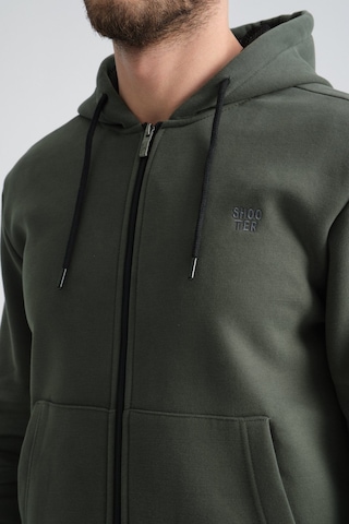 Shooter Sportswear Shooter Erkek Kışlık Eşofman Takımı Luxe Regular Kapüşonlu Füme