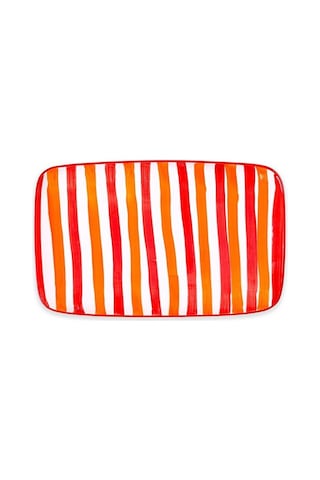 The Mia Sunum Tabağı Joy 33x21 Cm Renkli Dikdörtgen Joy0008 Çok Renkli