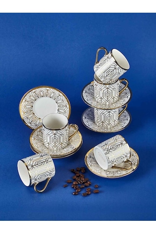 Neva N3507 Joven 6 Kişilik Kahve Fincan Takımı 90 Ml