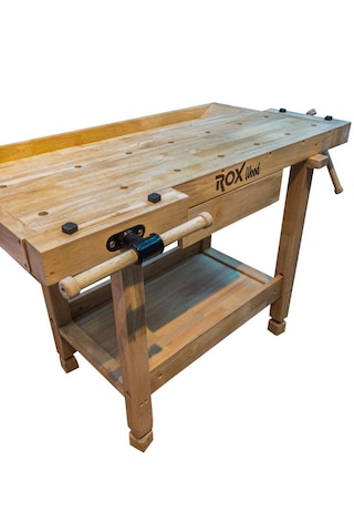 Rox Wood 0111 İki Mengeneli Hobi Ahşap Oyma Marangoz Çalışma Tezg