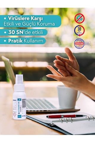 Acto Actohand Ipa El Ve Cilt Antiseptiği İzopropil Alkol %70.6 500 ML