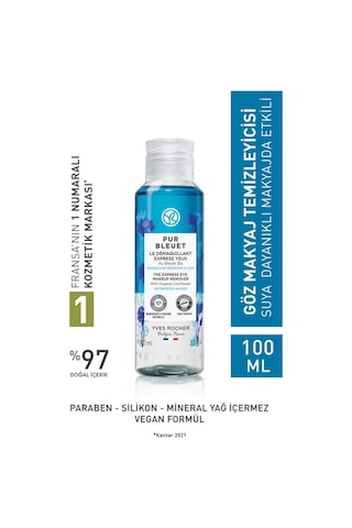 Yves Rocher Pur Bleuet Ekspres Göz Makyaj Temizleyici 100 ML
