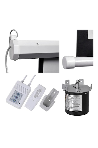 Everest Epp-180 180x180 Kumandalı Projeks. Perdesi