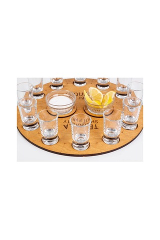 Micro Wood Tekila Tepsisi, Tekila Shot Party, Tekila Bardağı Genel