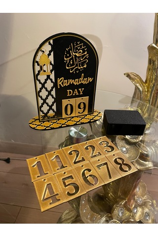 Owl Global Ramazan Takvimi,gün Sayacı, Dekoratif Masaüstü Organiz