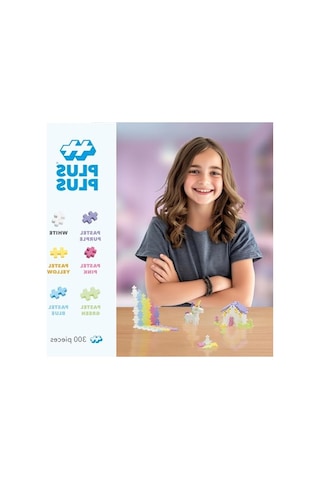 300 Parçalı Mini Pastel Oyun Seti, Eğlenceli Yapı Deneyimi