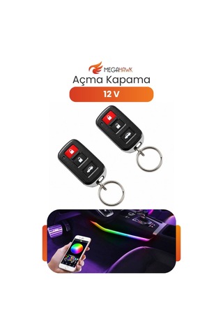 12v Uzaktan Kumandalı Açma Kapama Modülü Universal Araç Kontrol Sistemi Seti T-264