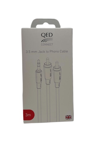 Qed Qe-8117 3.5Mm Jack - Rca / Bir Ucu 3.5Mm Diğer Ucu Rca Kablo