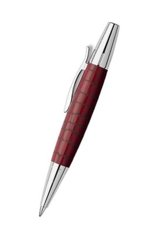 Faber-castell E-motion Parlak Metal Mürdüm Rengi Tükenmez Kalem Çok Renkli