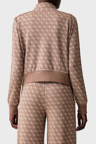 Guess 4g Allover Jacquard Sweat V6yq28k5183 Kadın Sweat V6yq28 K5183 Fnnı Kahve