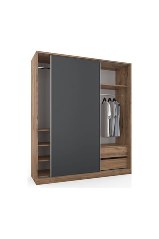 Vega Raydolap 180x210 - Atlas Çam - Antrasit