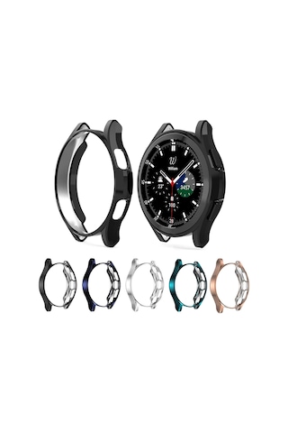 Samsung Uyumlu Galaxy Watch 4 Classic 42Mm Yumuşak Silikon Kasa Koruyucu