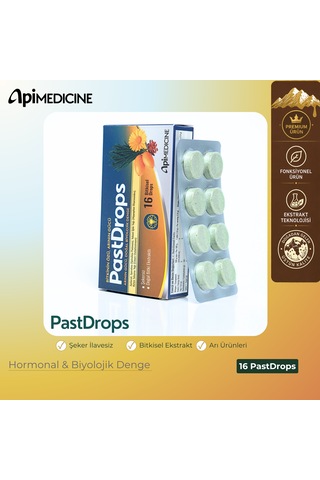 Apimedicine Pastdrops Biyolojik Denge Destekleyici Şekersiz Bitkisel Drops