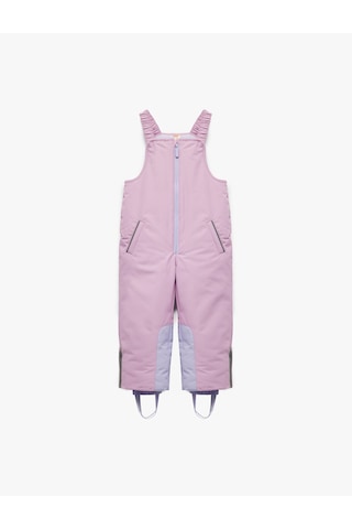 Koton Kare Yaka Cep Detaylı Fermuarlı Oversize Kar Tulumu Pembe 6wmg00016aw Gül