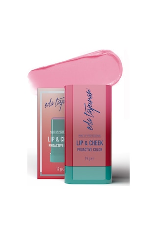 Eda Taşpınar Lip & Cheek Cream Blush Stick Proactive Color