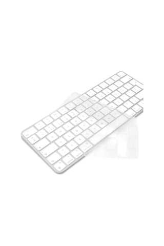 Klavye Koruyucu Apple Uyumlu iOS Magic Keyboard-3 Uk-tr A2449 A2450 İle Silikon Kılıf 001
