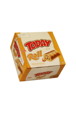 Today Swiss Roll Karamel Kek 35 Gr 24 Adet (1 Kutu)