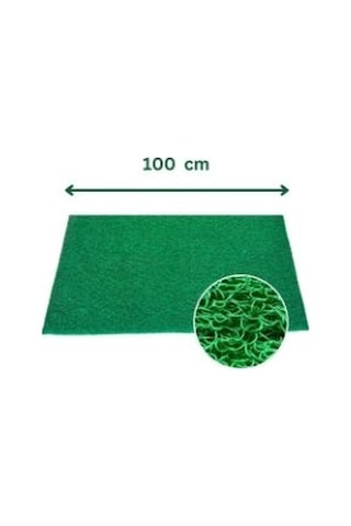 Berika Pls Ber-001 Yeşil Kıvırcık Paspas 100 Cm 1 Metre Yeşil