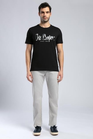 Lee Cooper Drawınglogo Erkek O Yaka T-shirt 252 Lcm 242002-29219 Beyaz