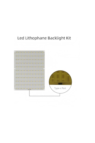Lithophane Arka Aydınlatma Led Kiti