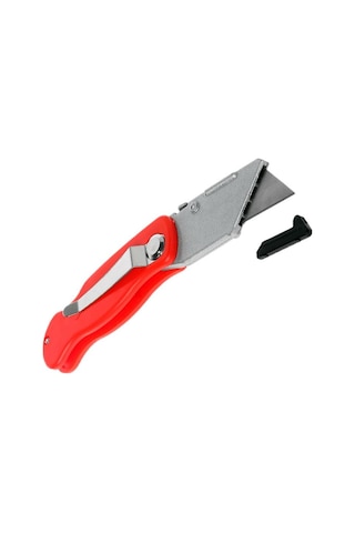 5592 Pratik Katlanır Trapez Tipi Halıcı Maket Bıçağı 18 Mm