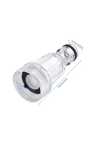 Ximistore9 Temizleyici Ve Araba Yıkama Makineleri Su Girişi İçin 5 Adet 6" Dahili İplikli Şeffaf Mühendislik Plastik Filtre Elemanı